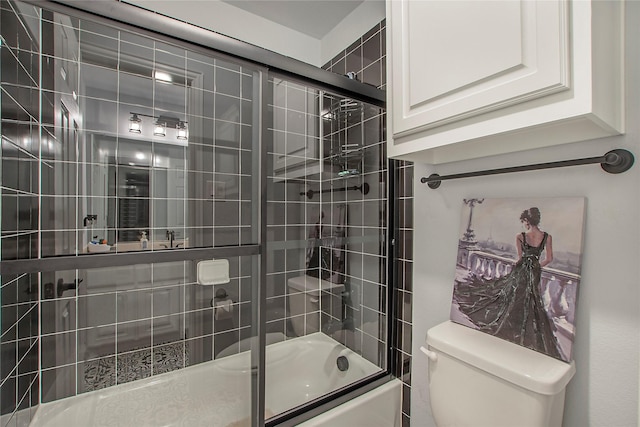 1121 Red Hawk Ln, Forney, TX 75126 - bathroom with toilet and enclosed tub / shower combo