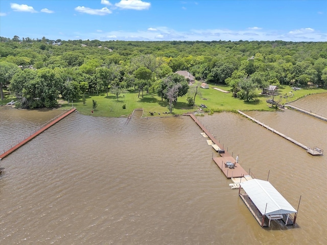 9 Eagle Pt N Unit A, Azle, TX 76020 - bird's eye view of a large body of water and a forest