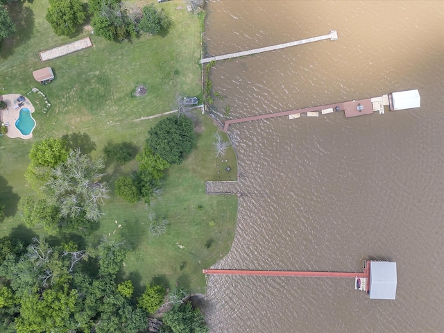 9 Eagle Pt N Unit A, Azle, TX 76020 - aerial view of property's location with a nearby body of water