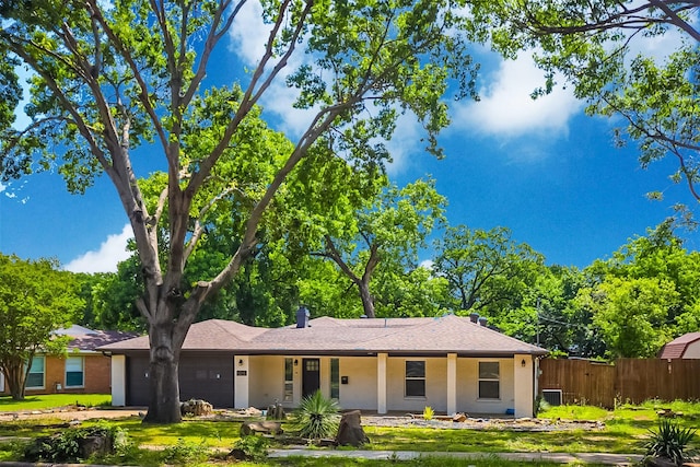 1018 Brookhollow Dr, Irving, TX 75061 - single story home with a garage and a porch