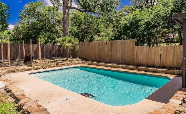 1018 Brookhollow Dr, Irving, TX 75061 - view of pool with a fenced backyard and a patio area