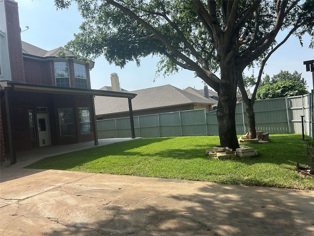 2835 Panorama Dr, Carrollton, TX 75007 - view of yard featuring a patio