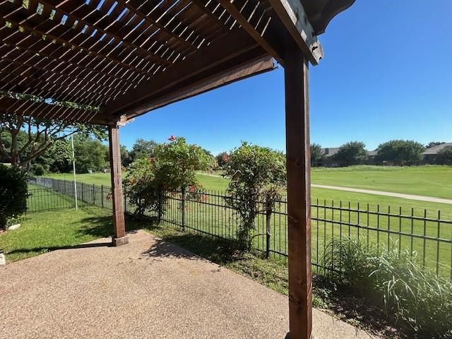 2212 Stone Creek Dr, Mckinney, TX 75072 - view of patio with a pergola