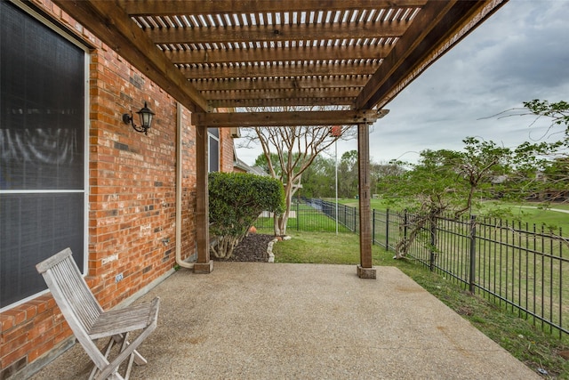 2212 Stone Creek Dr, Mckinney, TX 75072 - view of patio featuring a pergola
