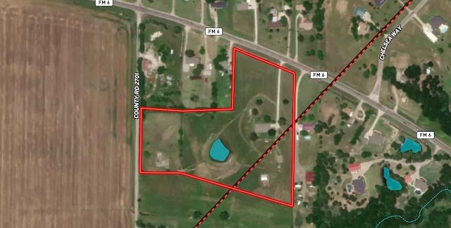 4163 Fm 6, Caddo Mills, TX 75135 - map / location featuring property parcel outlined