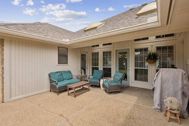 2002 Thames Dr, Arlington, TX 76017 - view of patio with an outdoor hangout area
