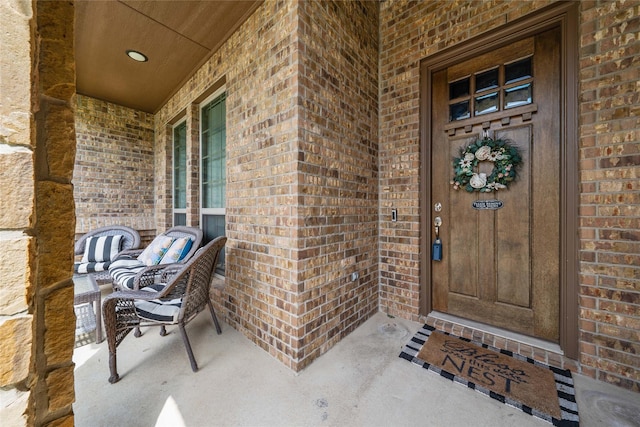 12756 Aspen Springs Ln, Fort Worth, TX 76052 - view of exterior entry with covered porch and brick siding