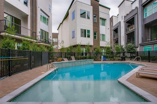pool with fence