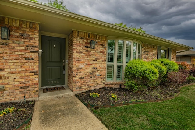 3336 Whitehall Dr, Dallas, TX 75229 - view of exterior entry featuring brick siding