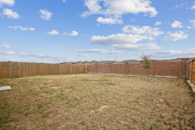 2728 Starwater Dr, Fort Worth, TX 76179 - view of yard with a fenced backyard