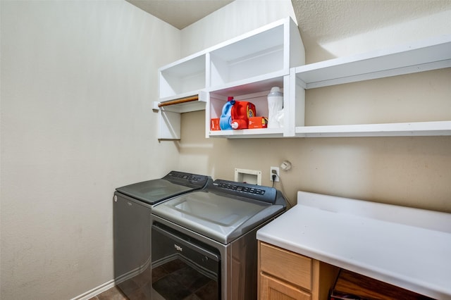 1179 Marquette Dr, Frisco, TX 75033 - laundry room with independent washer and dryer and cabinet space