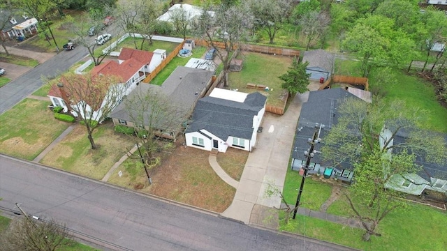 birds eye view of property featuring a residential view