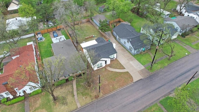 drone / aerial view featuring a residential view