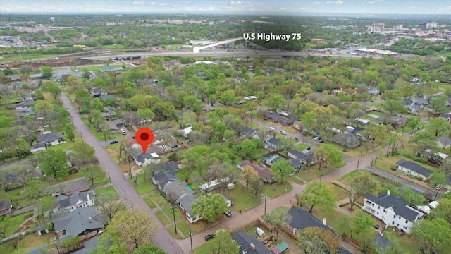 bird's eye view featuring a residential view
