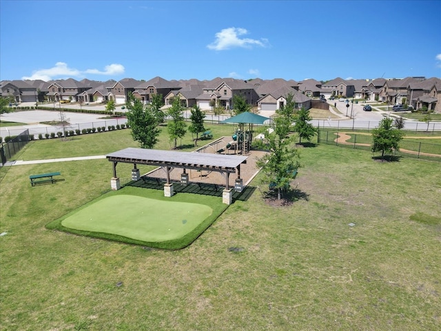817 Layla Dr, Fate, TX 75087 - surrounding community with a residential view and a putting area