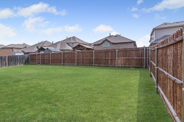 6417 Belhaven Dr, Fort Worth, TX 76123 - view of yard featuring a fenced backyard