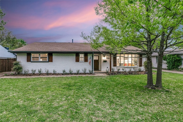 10606 Estate Ln, Dallas, TX 75238 - single story home featuring brick siding and roof with shingles