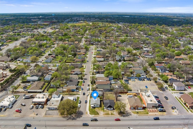 birds eye view of property featuring a residential view