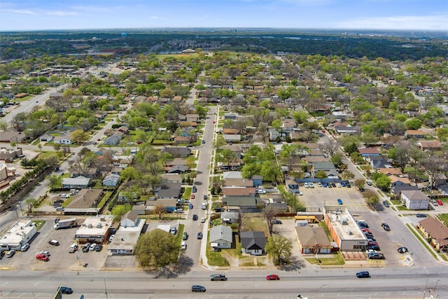 drone / aerial view featuring a residential view