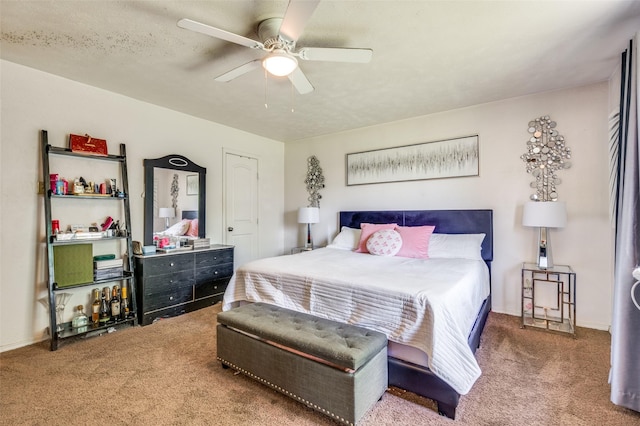 5212 Knox Dr, The Colony, TX 75056 - carpeted bedroom featuring baseboards and a ceiling fan