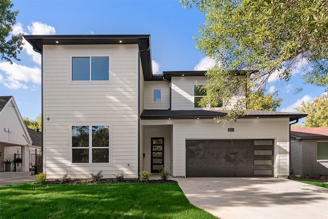 1623 Lansford Ave, Dallas, TX 75224 - modern home with a front lawn and driveway