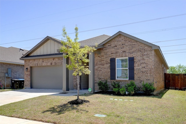 5513 Ladytown Ln, Fort Worth, TX 76036 - view of front of home featuring brick siding, driveway, and a garage