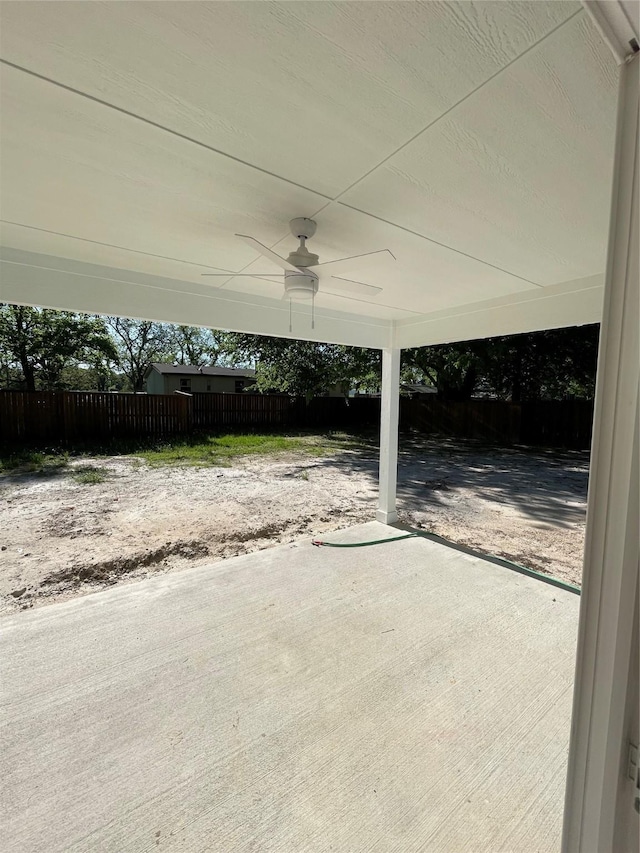240 Wells St, Emory, TX 75440 - view of patio / terrace featuring a ceiling fan