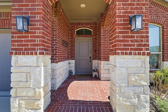 9100 Pearfield Rd, Fort Worth, TX 76179 - view of exterior entry with brick siding