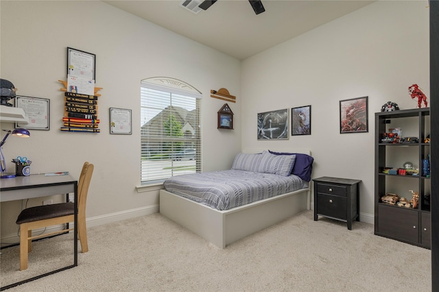 749 Lazy Brooke Dr, Rockwall, TX 75087 - carpeted bedroom with a ceiling fan and baseboards