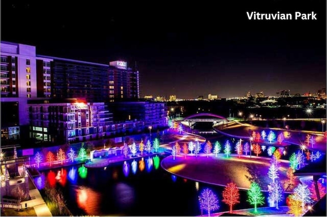 3784 Lakeway Ct, Addison, TX 75001 - city view featuring a view of city lights