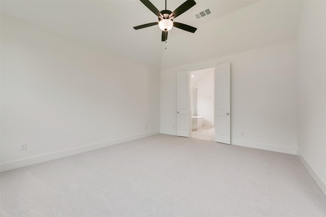 1151 Nora Ln, Forney, TX 75126 - unfurnished room featuring light carpet, ceiling fan, baseboards, and a high ceiling