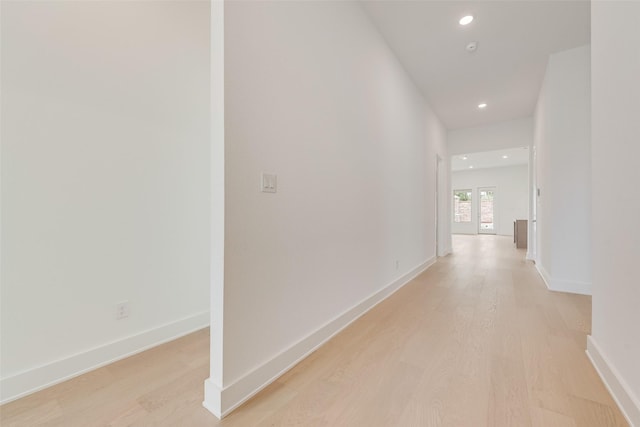 1151 Nora Ln, Forney, TX 75126 - corridor with light wood finished floors, recessed lighting, and baseboards