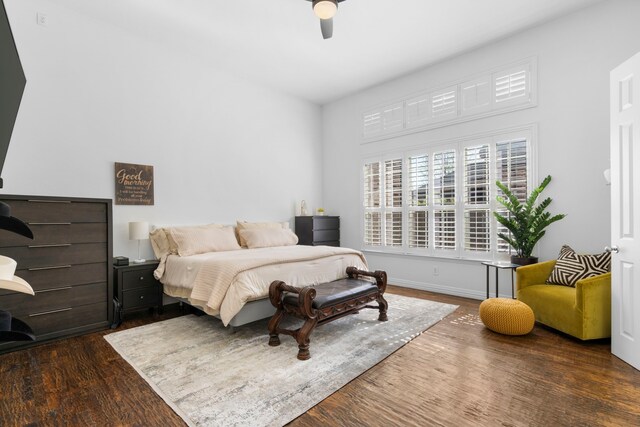 1891 Mustang Trl, Frisco, TX 75033 - bedroom featuring wood finished floors and a ceiling fan