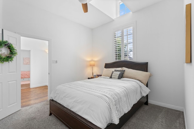 1891 Mustang Trl, Frisco, TX 75033 - carpeted bedroom with baseboards and ceiling fan