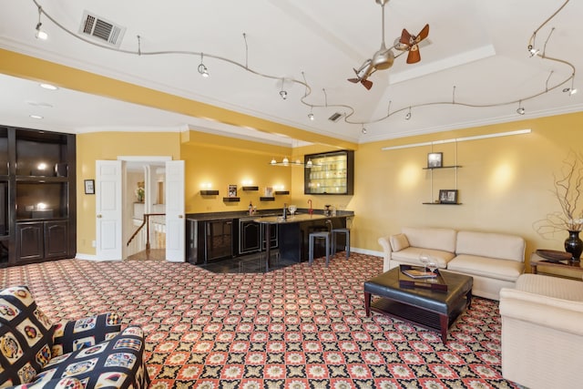 common area with visible vents