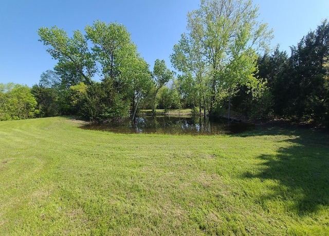 312 E Tripp Rd, Sunnyvale, TX 75182 - view of grassy yard with a water view