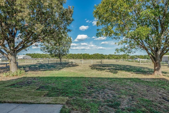 845 County Road 490, Princeton, TX 75407 - view of yard with fence and a rural view