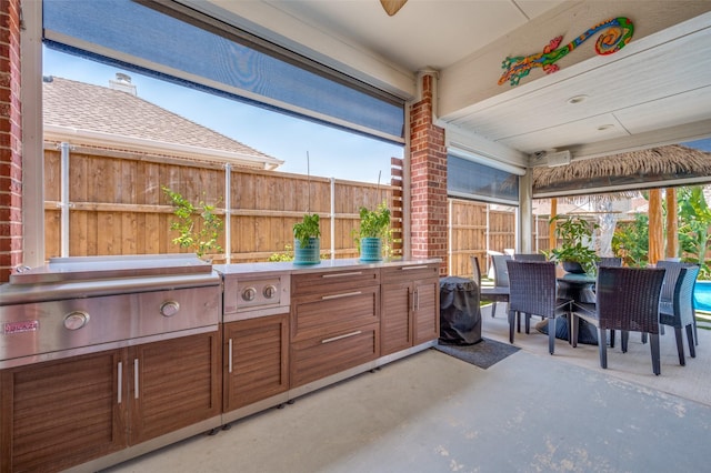 12532 Princess Dr, Frisco, TX 75035 - view of patio featuring outdoor dining space and a grill