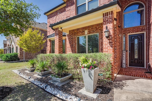 12532 Princess Dr, Frisco, TX 75035 - doorway to property with brick siding