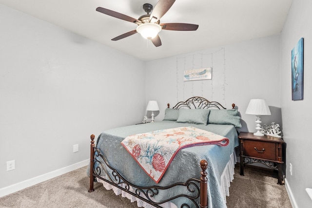 1321 S Montgomery St, Sherman, TX 75090 - bedroom with carpet floors, baseboards, and ceiling fan