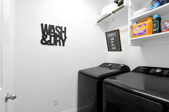 14649 Martin Creek Cv, Fort Worth, TX 76262 - washroom with washer and dryer