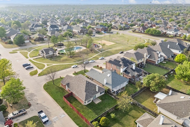 8329 Rolling Rock Dr, Fort Worth, TX 76123 - birds eye view of property with a residential view