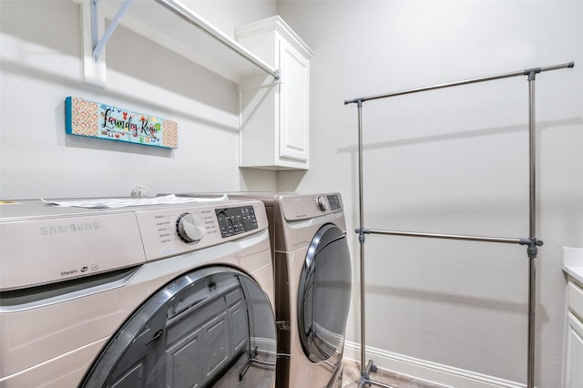 2813 Maverick Way, Celina, TX 75009 - washroom featuring cabinet space and washer and clothes dryer