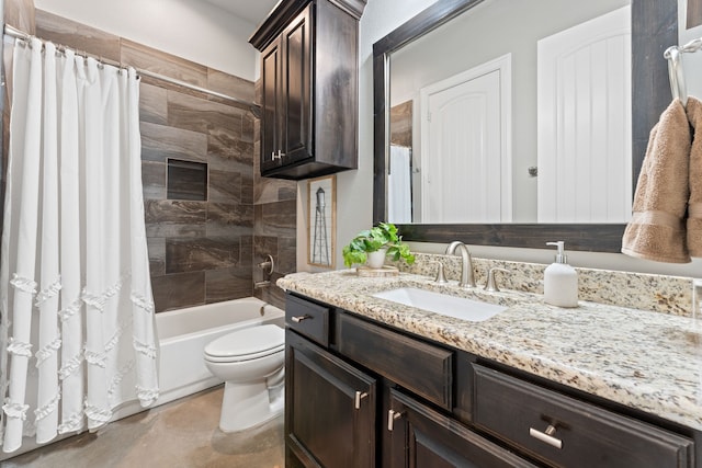 14088 Windrow Dr, Talty, TX 75126 - full bathroom with vanity, toilet, and shower / bath combo