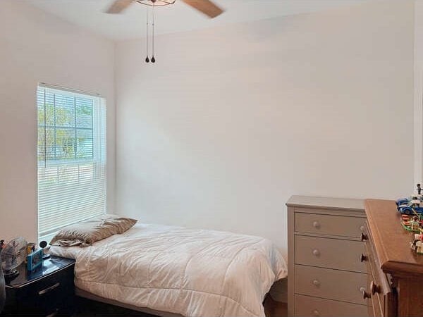 100 Winchester Cir, Gun Barrel City, TX 75156 - bedroom with ceiling fan