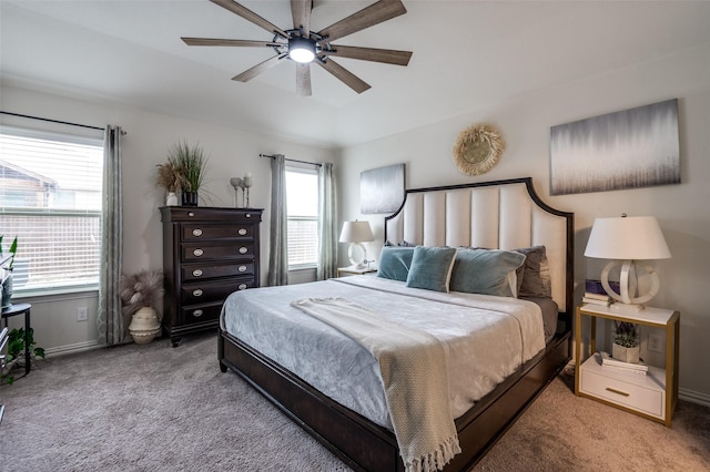 799 Bayberry Ln, Princeton, TX 75407 - bedroom featuring carpet floors, a ceiling fan, and baseboards