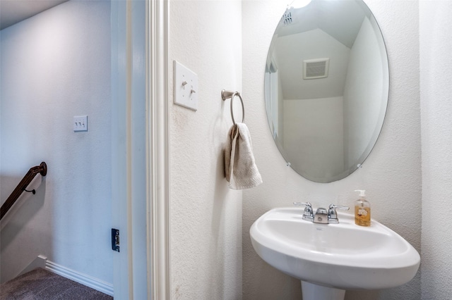 799 Bayberry Ln, Princeton, TX 75407 - bathroom featuring visible vents and a sink