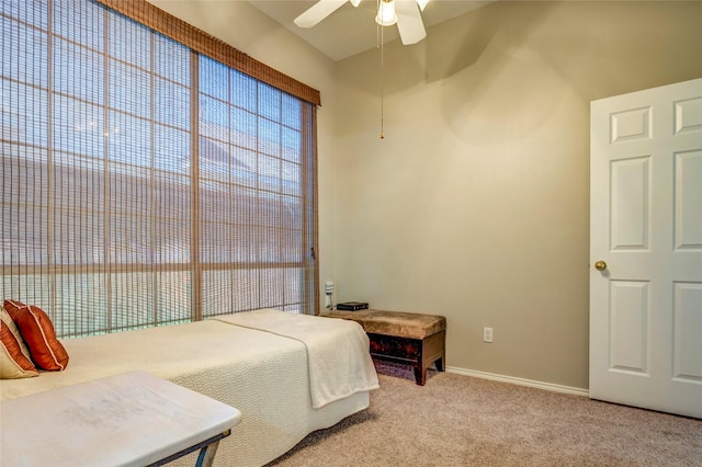 775 Marble Canyon Cir, Irving, TX 75063 - bedroom with baseboards, ceiling fan, and carpet floors
