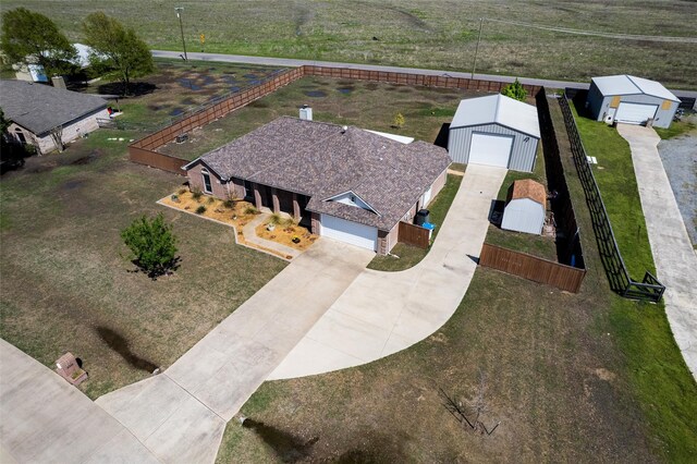 800 Overland Dr, Lowry Crossing, TX 75069 - aerial view of property and surrounding area