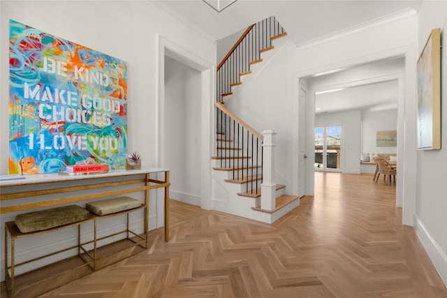 6946 Southridge Dr, Dallas, TX 75214 - stairs featuring baseboards